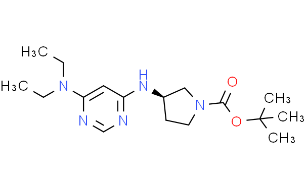 (R)-3-(6-二乙基氨基-嘧啶-4-基氨基)-吡咯烷-1-羧酸叔丁酯,1g