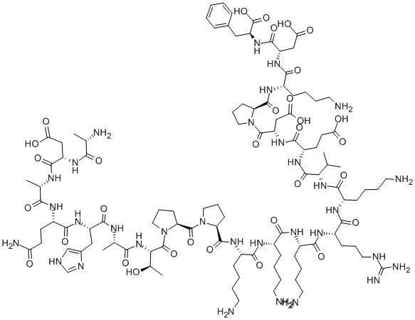 H-ALA-ASP-ALA-GLN-HIS-ALA-THR-PRO-PRO-LYS-LYS-LYS-ARG-LYS-VAL-GLU-ASP-PRO-LYS-ASP-PHE-OH,5mg