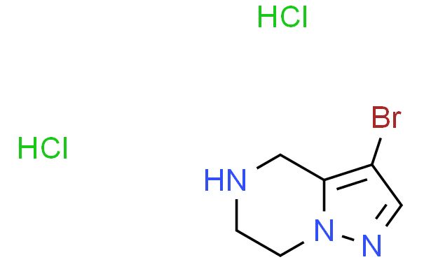 3-溴-4,5,6,7-四氢吡唑并[1,5-A〕吡嗪盐酸盐,1g