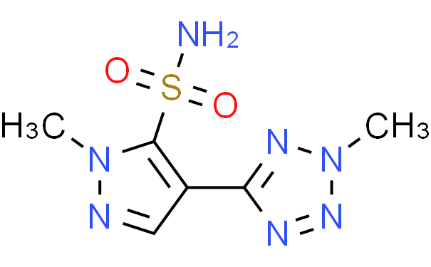 1-Methyl-4-(2-methyl-2H-tetrazol-5-yl)-1H-pyrazole-5-sulfonamide,1g