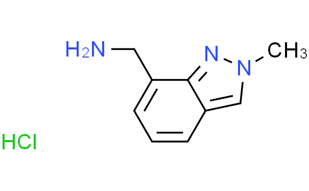 (2-甲基-2H-吲唑-7-基)甲胺盐酸盐、1400764-43-3 CAS查询、(2-甲基-2H-吲唑-7-基)甲胺盐酸盐物化性质