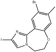 10-BroMo-2-iodo-9-Methyl-5,6-dihydrobenzo[f]iMidazo[1,2-d][1,4]oxazepine,1g