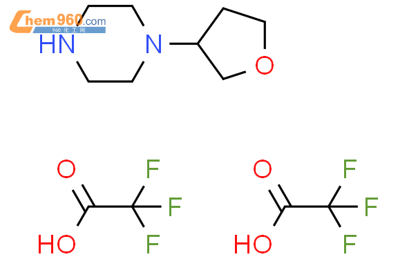 1-(四氢呋喃-3-基)哌嗪双(2,2,2-三氟乙酸盐)、1403767-15-6 CAS查询、1-(四氢呋喃-3-基)哌嗪双(2,2,2-三氟乙酸盐)物化性质