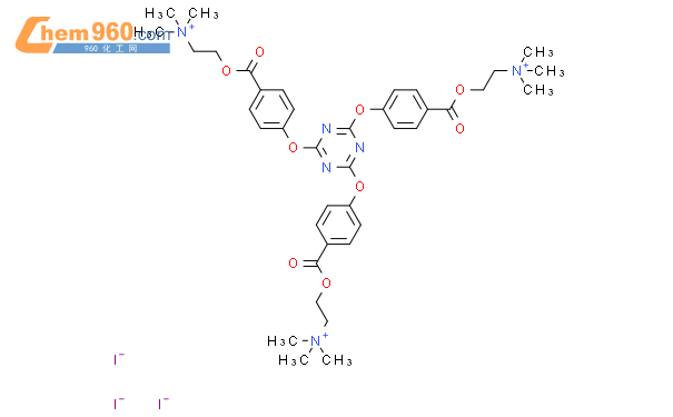 2,2′,2′-[1,3,5-Triazine-2,4,6-triyltris(oxy-4,1-phenylenecarbonyloxy)]tris[N,N,N-trimethyl-ethanamin