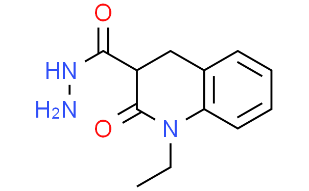 1-乙基-2-氧代-1,2,3,4-四氢喹啉-3-碳酰肼,100mg