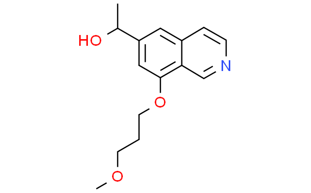 1-(8-(3-甲氧基丙氧基)异喹啉-6-基)乙醇,1g