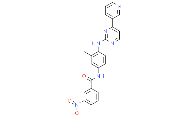 N-(3-甲基-4-((4-(吡啶-3-基)嘧啶-2-基)氨基)苯基)-3-硝基苯甲酰胺,100mg