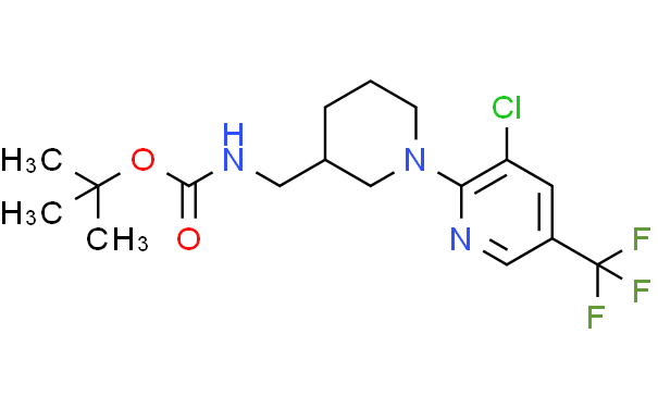 (3'-氯-5'-三氟甲基-3,4,5,6-四氢-2H-[1,2']二吡啶基-3-基甲基)-氨基甲酸叔丁酯,1g