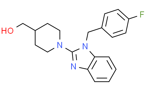 {1-[1-(4-氟-苄基)-1H-苯并咪唑基-2-基]-哌啶-4-基}-甲醇,1g