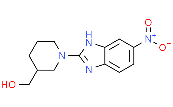 [1-(5-硝基-1H-苯并咪唑基-2-基)-哌啶-3-基]-甲醇,1g