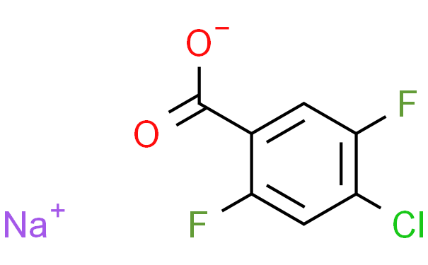 SodiuM 4-chloro-2,5-difluorobenzoate,1g