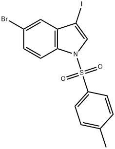 5-bromo-3-iodo-1-tosyl-1H-indole