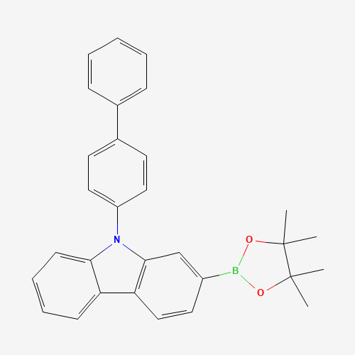 2-硼酸频哪醇酯-9-(4-联苯基)咔唑、1427213-44-2 CAS查询、2-硼酸频哪醇酯-9-(4-联苯基)咔唑物化性质