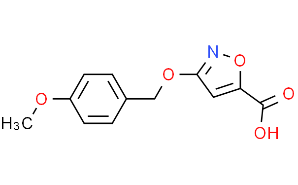3-[(4-甲氧基苯基)甲氧基]-1,2-噁唑-5-羧酸