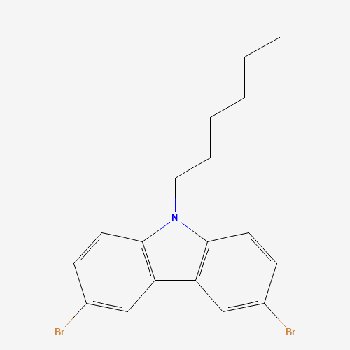 3,6-二溴-9-己基-9H-咔唑