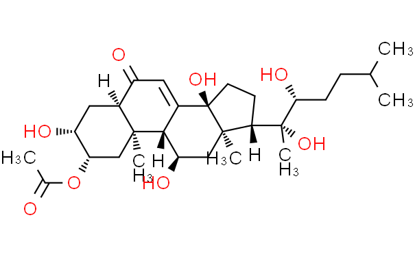2-乙酰基筋骨草甾酮C、154510-93-7 CAS查询、2-乙酰基筋骨草甾酮C物化性质