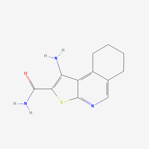 1-氨基-6,7,8,9-四氢噻吩并[2,3-C]异喹啉-2-甲酰胺、155412-95-6 CAS查询、1-氨基-6,7,8,9-四氢噻吩并[2,3-C]异喹啉-2-甲酰胺物化性质