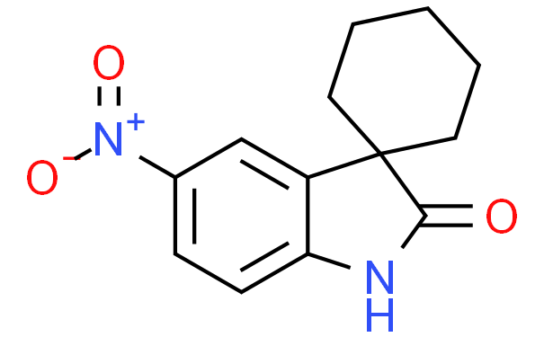 1,3-二氢-5-硝基-3-螺环己烷吲哚-2-酮、156232-54-1 CAS查询、1,3-二氢-5-硝基-3-螺环己烷吲哚-2-酮物化性质