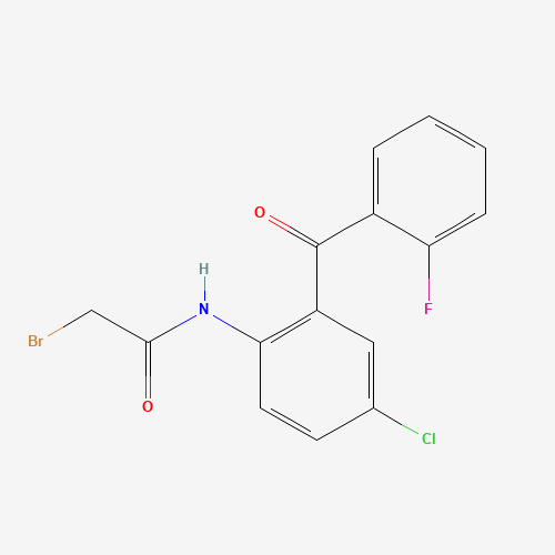 2-溴乙酰氨基-5-氯-2'氟二苯甲酮