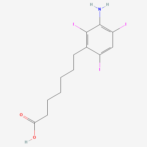 3-Amino-2,4,6-triiodobenzeneheptanoic Acid