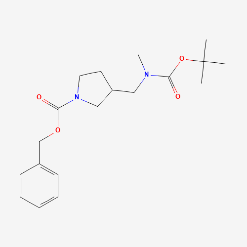 3-(((叔丁氧基羰基)(甲基)氨基)甲基)吡咯烷-1-甲酸苄酯