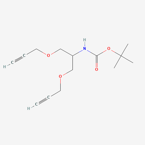 (1,3-双(丙-2-炔-1-基氧基)丙-2-基)氨基甲酸叔丁酯