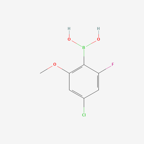 (4-氯-2-氟-6-甲氧基苯基)硼酸（含不等量酸酐）
