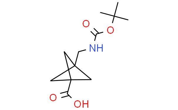 3-([(叔丁氧基)羰基]氨基甲基)双环[1.1.1]戊烷-1-羧酸