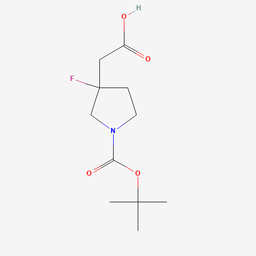 2-(1-(叔丁氧羰基)-3-氟吡咯烷-3-基)乙酸