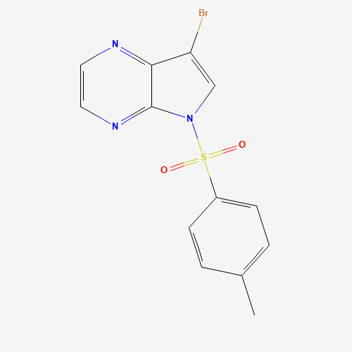 7-溴-5-(4-甲基苯磺酰)-5H-吡咯并[2,3-B]吡嗪,1g