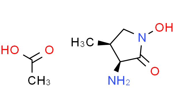 (3S，4S)-3-Amino-1-hydroxy-4-methyl-2-pyrrolidinone Acetate