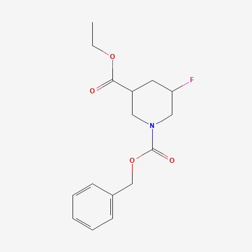 1-苄基5-氟哌啶-1,3-二甲酸3-乙基酯,100mg