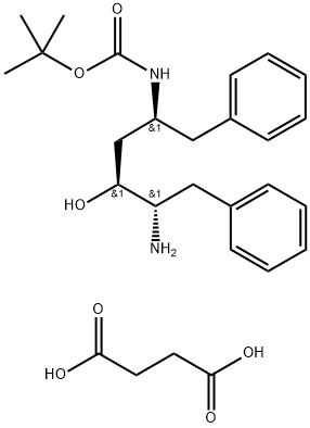 (2S，3S，5S)-5-tert-Butyloxycarbonylamino-2-amino-3-hydroxy-1，6-diphenylhexane succinate