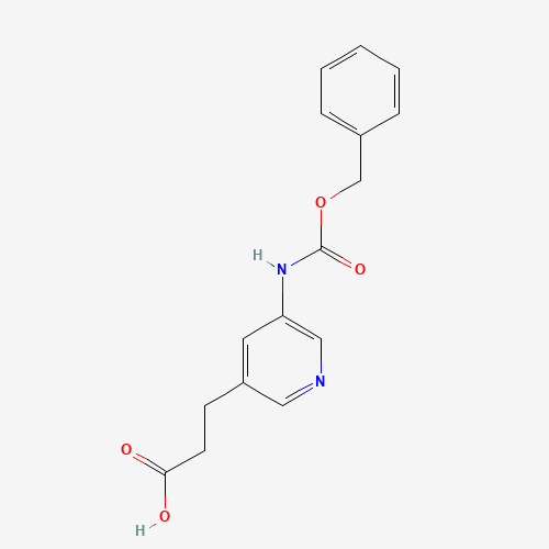 3-(5-(((苄氧基)羰基)氨基)吡啶-3-基)丙酸,100mg