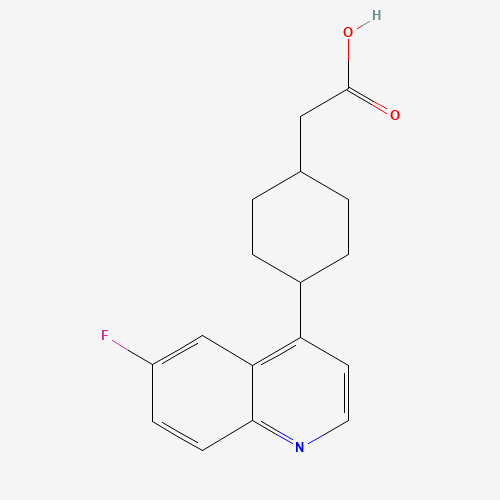 顺式-4-(6-氟-4-喹啉基)环己烷乙酸,1g