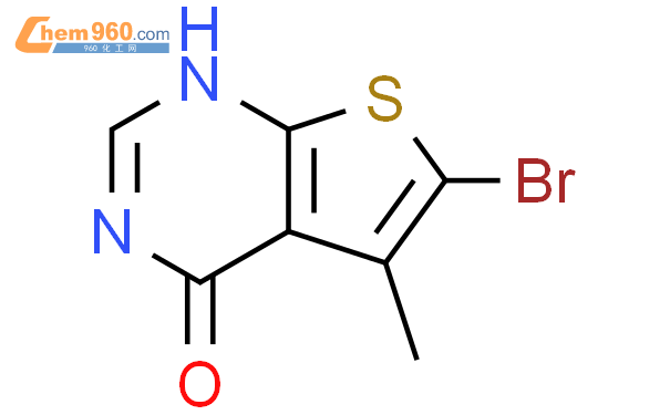 6-溴-4-甲氧基-5-甲基噻吩并[2,3-D]嘧啶、19673-90-6 CAS查询、6-溴-4-甲氧基-5-甲基噻吩并[2,3-D]嘧啶物化性质