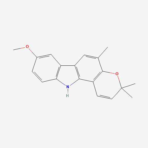 O-甲基柯氏九里香酚碱、21087-98-9 CAS查询、O-甲基柯氏九里香酚碱物化性质