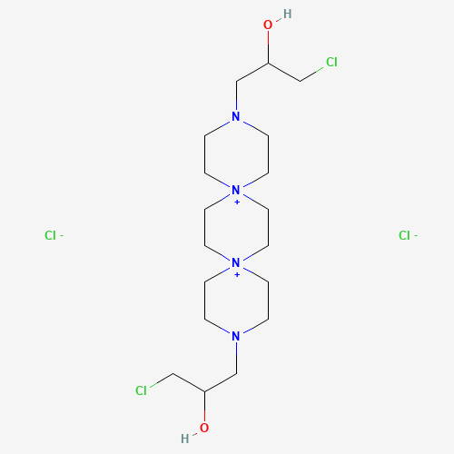 3,12-双(3-氯-2-羟丙基)-3,6,9,12-四氮杂双螺环[5.2.5(9).2(6)]十六烷-6,9-氯化二铵、23476-83-7 CAS查询、3,12-双(3-氯-2-羟丙基)-3,6,