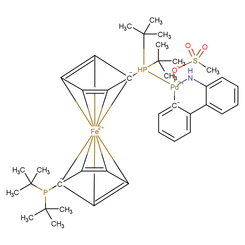 Methanesulfonato 1,1'-Bis(di-tert-butylphosphino) ferrocene (2'-amino-1,1'-biphenyl-2