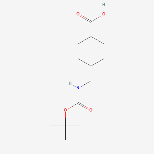 反式-4-(叔丁氧羰基氨基甲基)环己基羧酸、27687-14-5 CAS查询、反式-4-(叔丁氧羰基氨基甲基)环己基羧酸物化性质