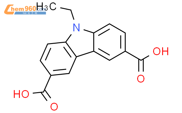 3,6-二羧基-9-乙基咔唑、3215-45-0 CAS查询、3,6-二羧基-9-乙基咔唑物化性质
