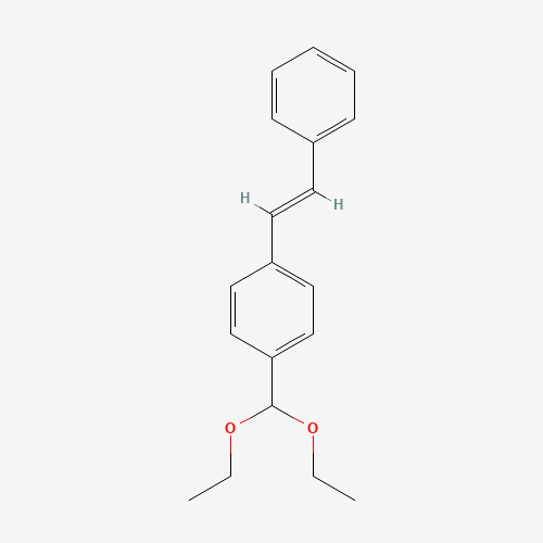 4-甲酰二乙基缩醛-反式-1,2-二苯乙烯、381716-24-1 CAS查询、4-甲酰二乙基缩醛-反式-1,2-二苯乙烯物化性质