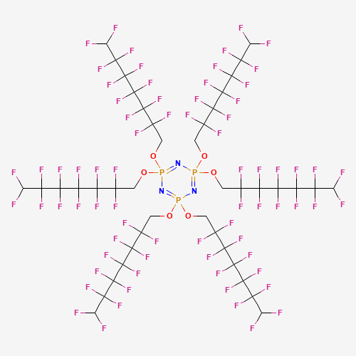 2,2,4,4,6,6-六((2,2,3,3,4,4,5,5,6,6,7,7-十二氟庚基)氧基)-2,2,4,4,6,6-六氢-1,3,5,2,4,6-三氮杂三磷杂苯、3830-74-8 CAS查询、