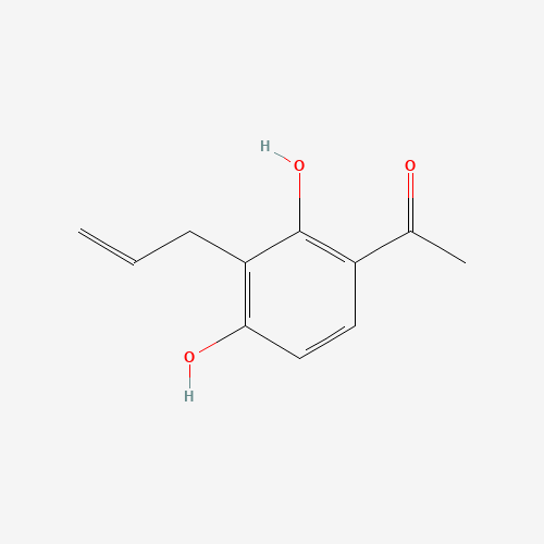 1-(3-烯丙基-2,4-二羟基苯基)乙酮、38987-00-7 CAS查询、1-(3-烯丙基-2,4-二羟基苯基)乙酮物化性质
