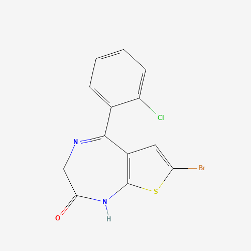7-溴-5-(2-氯苯基)-1,3-二氢-2H-噻吩并[2,3-E]-1,4-二氮杂卓-2-酮、40017-65-0 CAS查询、7-溴-5-(2-氯苯基)-1,3-二氢-2H-噻吩并[2,3-E]-