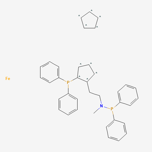 S-N-二苯基膦-N-甲基-1-[R-2-(二苯基膦)二茂铁]乙基胺、406681-09-2 CAS查询、S-N-二苯基膦-N-甲基-1-[R-2-(二苯基膦)二茂铁]乙基胺物化性质