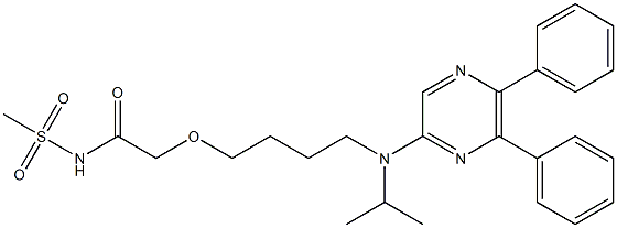 2-{4-[(5，6-Diphenyl-2-Pyrazinyl)(Isopropyl)Amino]Butoxy}-N-(Methylsulfonyl)Acetamide