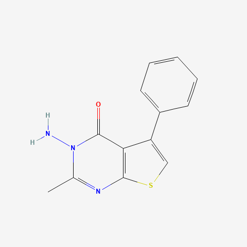 3-氨基-2-甲基-5-苯基-3H,4H-噻吩并[2,3-D]嘧啶-4-酮、43088-51-3 CAS查询、3-氨基-2-甲基-5-苯基-3H,4H-噻吩并[2,3-D]嘧啶-4-酮物化性质