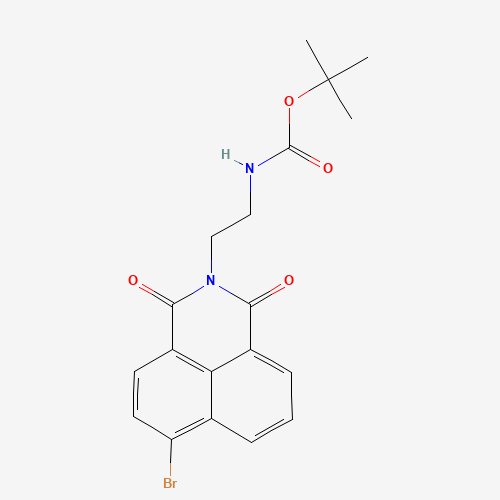 tert-butyl (2-(6-bromo-1，3-dioxo-1H-benzo[de]isoquinolin-2(3H)-yl)ethyl)carbamate