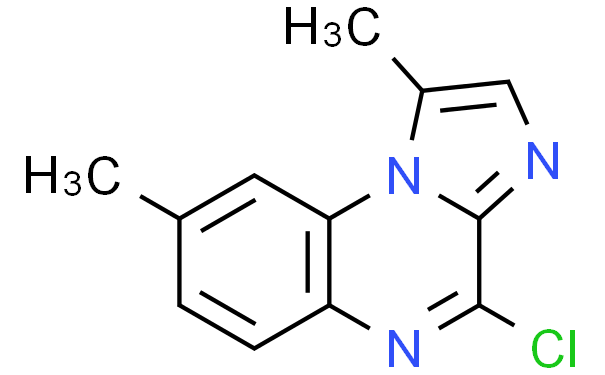 Imidazo[1,2-a]quinoxaline, 4-chloro-1,8-dimethyl-,100mg